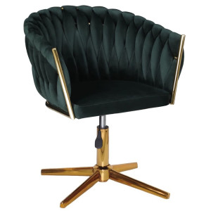Стул Onder Mebli LOLA GD-Modern Base Зеленый UC-905 Бархат