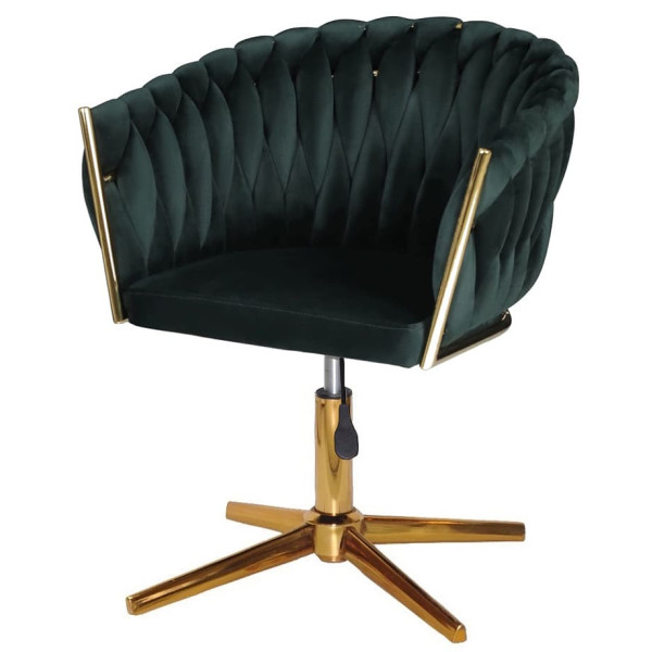 Стілець Onder Mebli LOLA GD-Modern Base Зелений UC-905 Оксамит-1