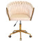 Стілець Onder Mebli LOLA GD-Modern OFFICE Бежевий UC-902 Оксамит-1-thumb