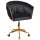 Стілець Onder Mebli LOLA GD-Modern OFFICE Чорний UC-904 Оксамит