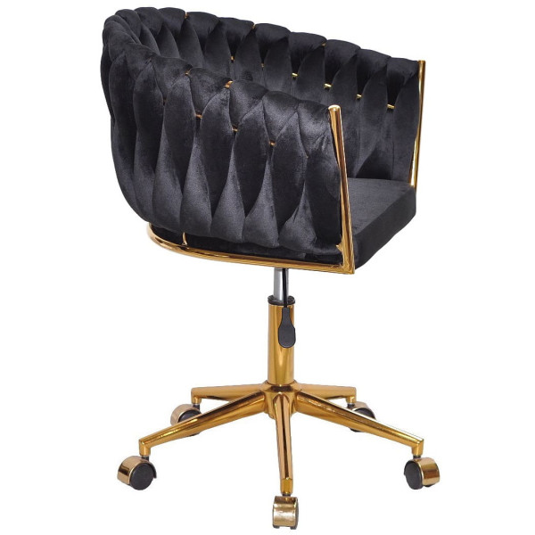 Стул Onder Mebli LOLA GD-Modern OFFICE Черный UC-904 Бархат-2