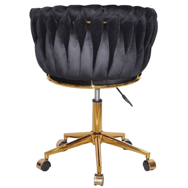 Стул Onder Mebli LOLA GD-Modern OFFICE Черный UC-904 Бархат-3