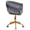 Стілець Onder Mebli LOLA GD-Modern OFFICE Сірий UC-901 Оксамит-2-thumb
