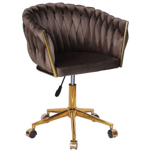 Стул Onder Mebli LOLA GD-Modern OFFICE Шоколад UC-908 Бархат