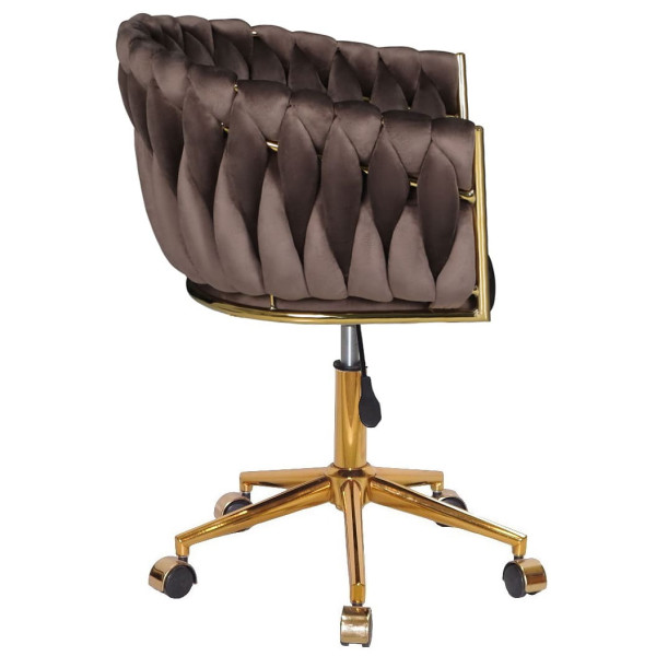 Стул Onder Mebli LOLA GD-Modern OFFICE Шоколад UC-908 Бархат-3
