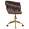 Стул Onder Mebli LOLA GD-Modern OFFICE Шоколад UC-908 Бархат-3-thumb