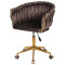 Стул Onder Mebli LOLA GD-Modern OFFICE Шоколад UC-908 Бархат-1-thumb