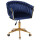 Стілець Onder Mebli LOLA GD-Modern OFFICE Синій UC-907 Оксамит