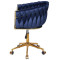 Стул Onder Mebli LOLA GD-Modern OFFICE Синий UC-907 Бархат-4-thumb
