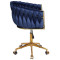 Стул Onder Mebli LOLA GD-Modern OFFICE Синий UC-907 Бархат-3-thumb