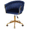 Стул Onder Mebli LOLA GD-Modern OFFICE Синий UC-907 Бархат-1-thumb