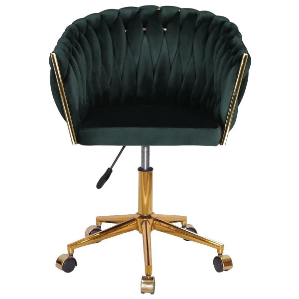 Стул Onder Mebli LOLA GD-Modern OFFICE Зеленый UC-905 Бархат-2