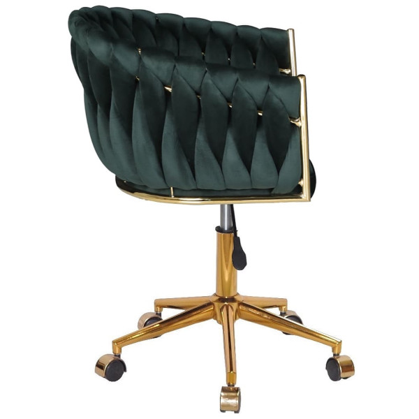 Стул Onder Mebli LOLA GD-Modern OFFICE Зеленый UC-905 Бархат-3