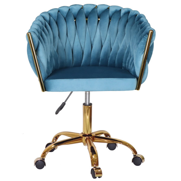 Стул Onder Mebli LOLA GD-OFFICE Бирюзовый UC-919 Бархат-2