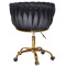 Стілець Onder Mebli LOLA GD-OFFICE Чорний UC-904 Оксамит-3-thumb