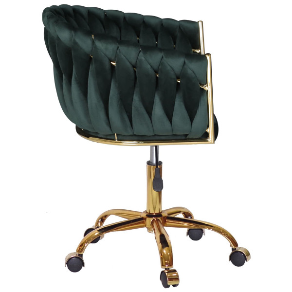 Стул Onder Mebli LOLA GD-OFFICE Зеленый UC-905 Бархат-3