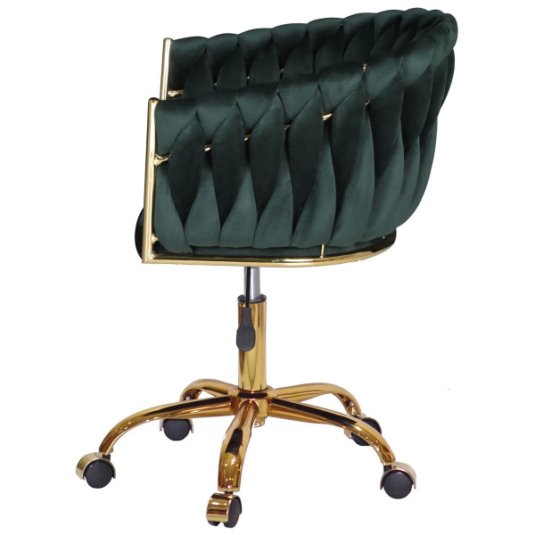 Стул Onder Mebli LOLA GD-OFFICE Зеленый UC-905 Бархат-4