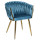 Стул Onder Mebli LOLA GD Бирюзовый UC-919 Бархат