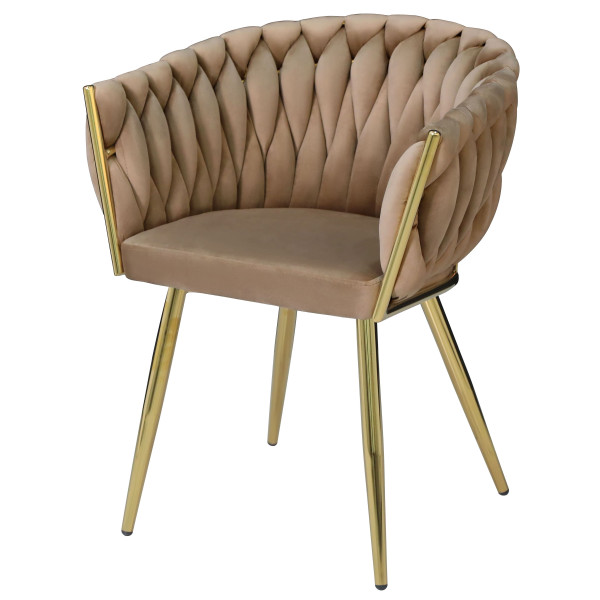 Стілець Onder Mebli LOLA GD Кемл UC-921 Оксамит-1