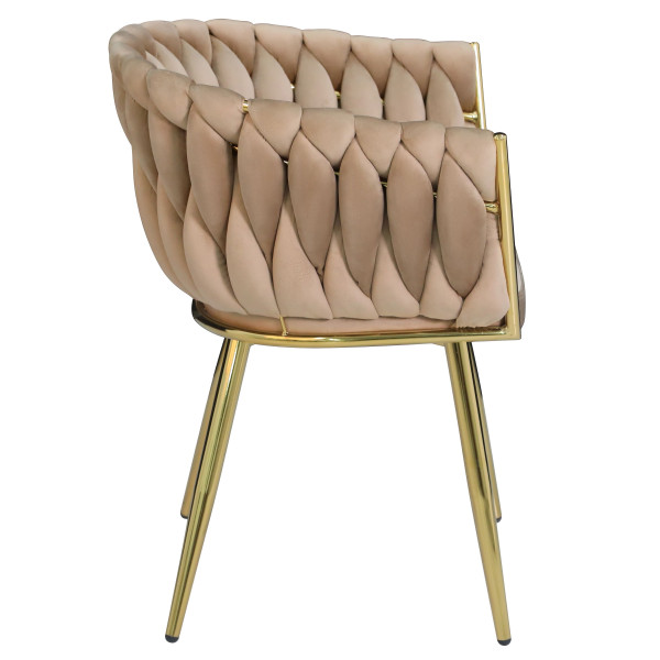 Стілець Onder Mebli LOLA GD Кемл UC-921 Оксамит-3