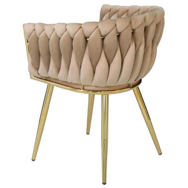 Стілець Onder Mebli LOLA GD Кемл UC-921 Оксамит-6