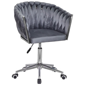 Стул Onder Mebli LOLA Modern OFFICE Серый UC-901 Бархат