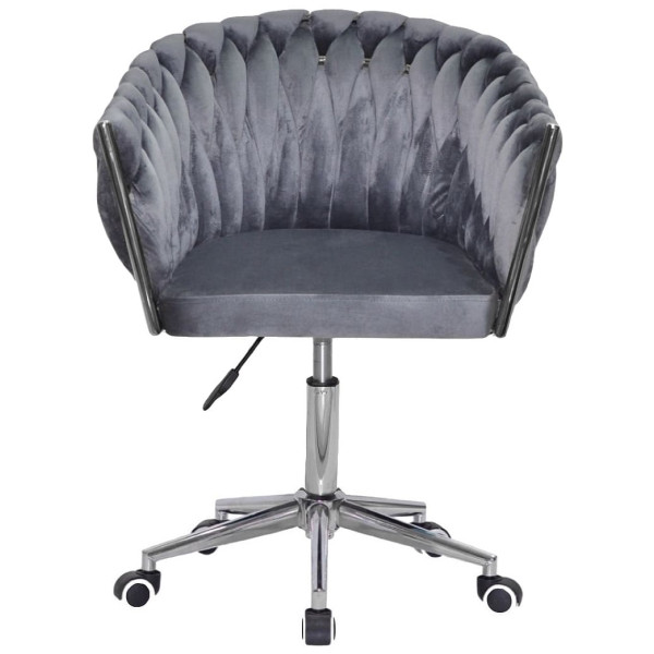 Стул Onder Mebli LOLA Modern OFFICE Серый UC-901 Бархат-1