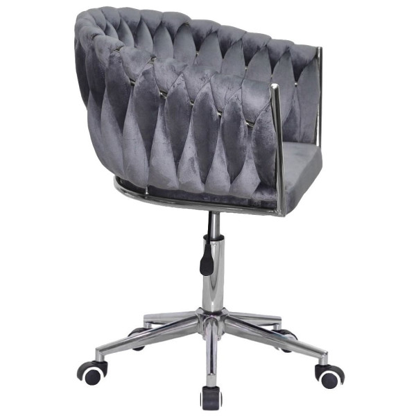Стул Onder Mebli LOLA Modern OFFICE Серый UC-901 Бархат-2