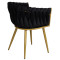 Стілець Onder Mebli LOLA YLWM Чорний UC-904 Оксамит-5-thumb