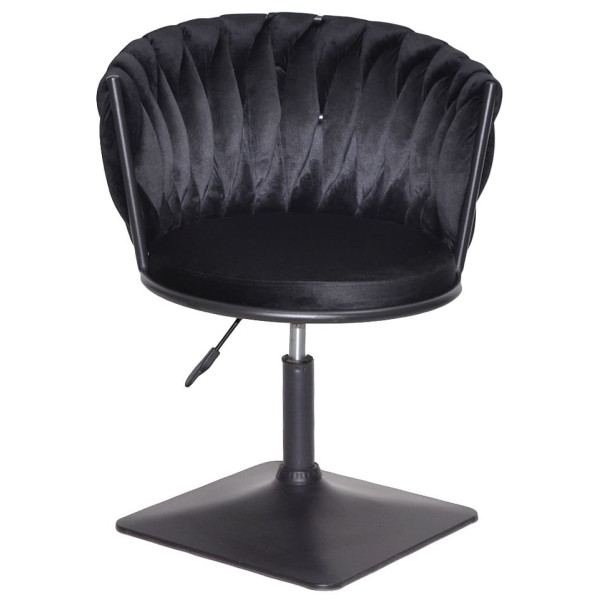 Стул Onder Mebli MILA 4-BK-Base Черный UC-904 Бархат-1