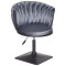 Стул Onder Mebli MILA 4-BK-Base Серый UC-901 Бархат-0-thumb