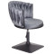 Стул Onder Mebli MILA 4-BK-Base Серый UC-901 Бархат-2-thumb