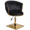 Стул Onder Mebli MILA 4-GD-Base Черный UC-904 Бархат-0-thumb