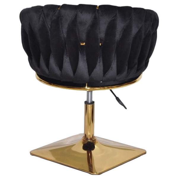 Стул Onder Mebli MILA 4-GD-Base Черный UC-904 Бархат-3