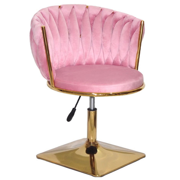 Стілець Onder Mebli MILA 4-GD-Base Фрез UC-906 Оксамит-0