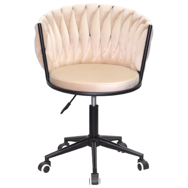 Стілець Onder Mebli MILA BK-Modern OFFICE Бежевий UC-902 Оксамит-1