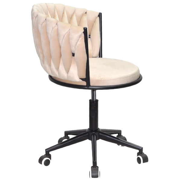 Стілець Onder Mebli MILA BK-Modern OFFICE Бежевий UC-902 Оксамит-2