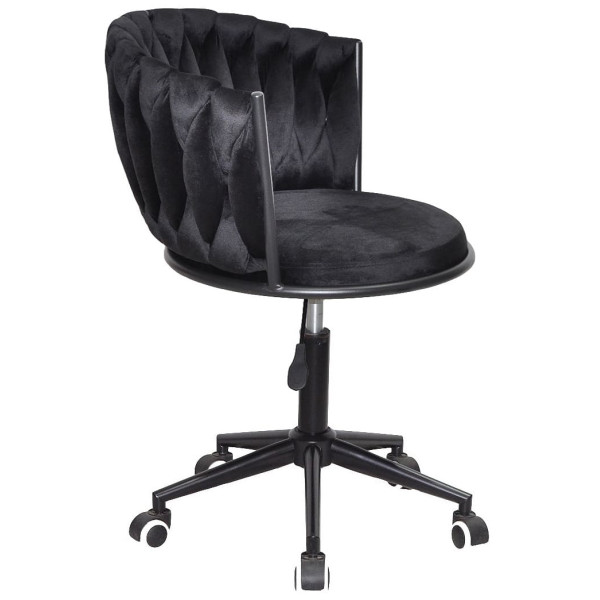 Стілець Onder Mebli MILA BK-Modern OFFICE Чорний UC-904 Оксамит-1