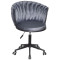 Стілець Onder Mebli MILA BK-Modern OFFICE Сірий UC-901 Оксамит-0-thumb