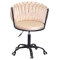 Стул Onder Mebli MILA BK-OFFICE Бежевый UC-902 Бархат-1-thumb