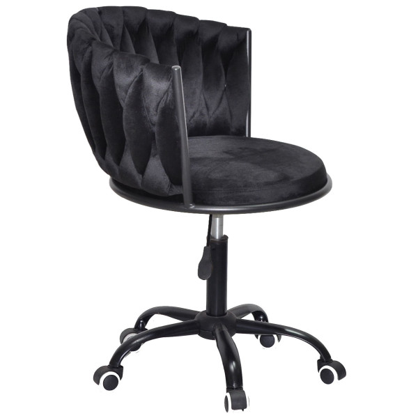 Стілець Onder Mebli MILA BK-OFFICE Чорний UC-904 Оксамит-2