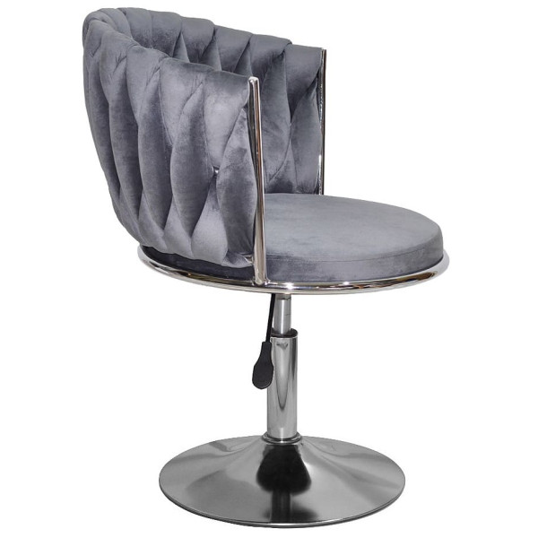 Стул Onder Mebli MILA CH-Base Серый UC-901 Бархат-2