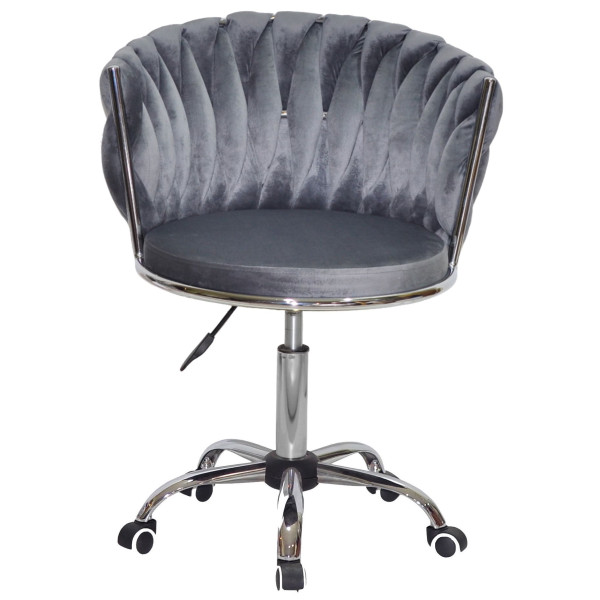 Стілець Onder Mebli MILA CH-OFFICE Сірий UC-901 Оксамит-1
