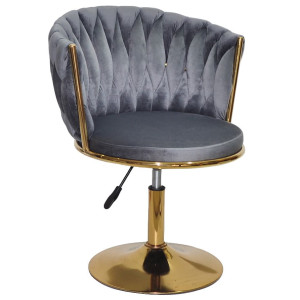 Стул Onder Mebli MILA GD-Base Серый UC-901 Бархат