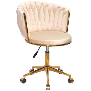 Стул Onder Mebli MILA GD-Modern OFFICE Бежевый UC-902 Бархат