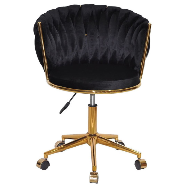 Стілець Onder Mebli MILA GD-Modern OFFICE Чорний UC-904 Оксамит-1