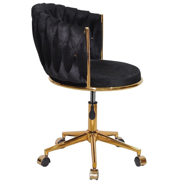 Стілець Onder Mebli MILA GD-Modern OFFICE Чорний UC-904 Оксамит-2