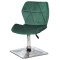 Стул Onder Mebli Torino 4-CH-BASE Зеленый B-1036 Бархат-1-thumb