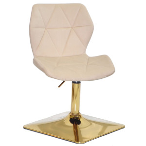 Стул Onder Mebli Torino 4-GD-BASE Бежевый B-1032 Бархат