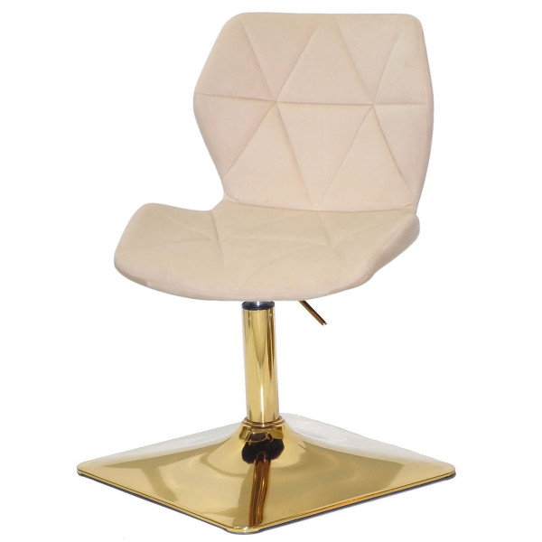 Стул Onder Mebli Torino 4-GD-BASE Бежевый B-1032 Бархат-1